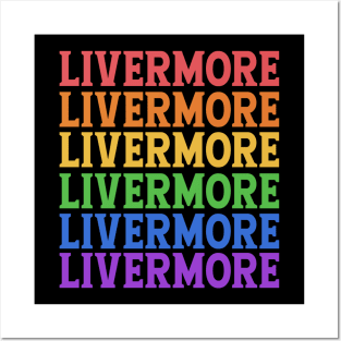 LIVERMORE COLORFUL CITY Posters and Art